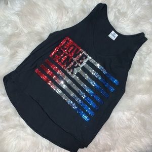 Sequin PINK Victoria’s Secret Tank Top
